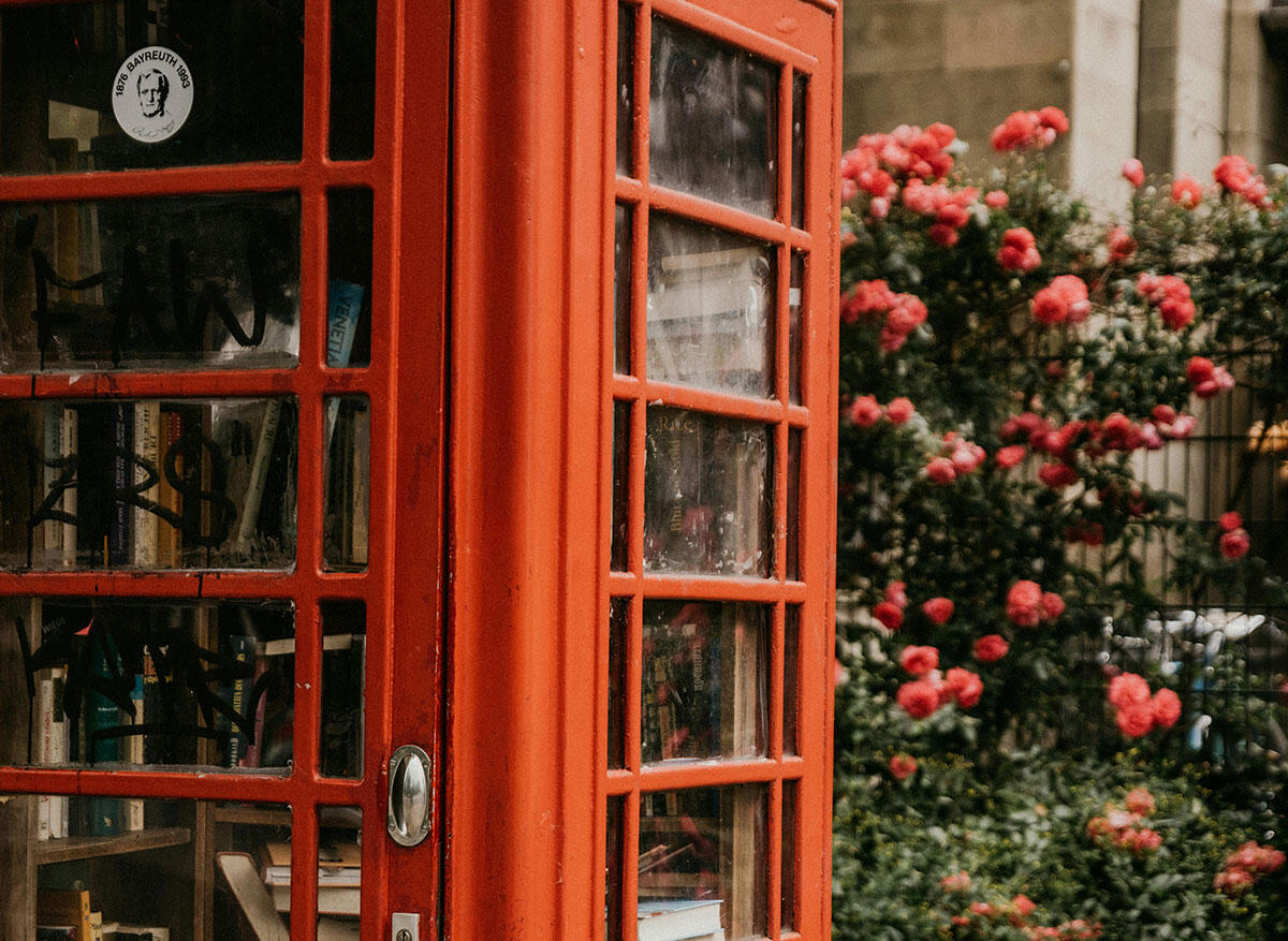 Red phone box